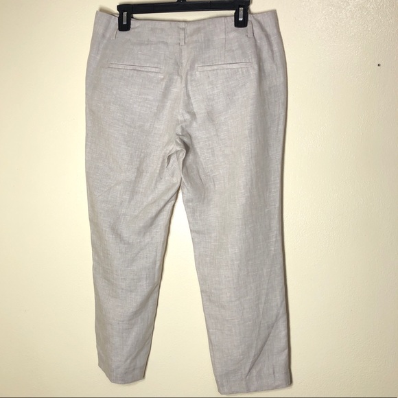 Ann Taylor Loft 100% Linen Marissa Capris - Picture 2 of 4